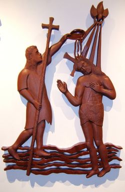 ChristsBaptismCarving